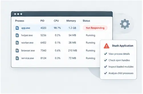 AI-generated troubleshooting illustration